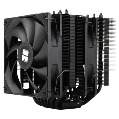 Afbeelding van Thermalright Phantom Spirit 120 SE BLACK CPU koeler, Dual TL C12B V2 PWM ventilator en dubbele torens, 7 heatpipes voor AM4/AM5 &amp; Intel LGA1851/1700/115X/1200, computer koeling, zwart
