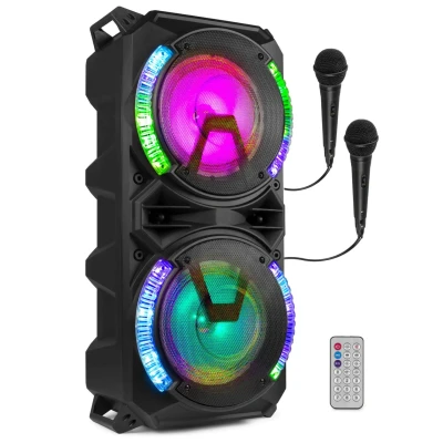 Afbeelding van Fenton LIVE280 mobiele karaoke set met Bluetooth en 2 microfoons 900