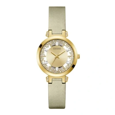 Afbeelding van Guess Clear Horloge goldcoloured, Dames, Maat: One Size, Gold coloured