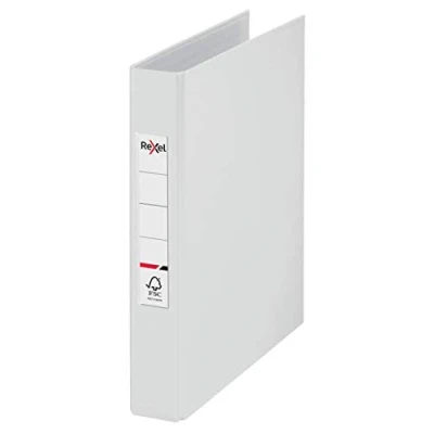 Afbeelding van Rexel A5 ringband, wit, 25 mm 2 O ring Diameter, Keuzen, 2115562