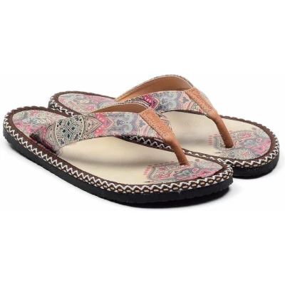Afbeelding van GOBY Flowers Town Slipper Handgemaakt Premium Kwaliteit Maat 36