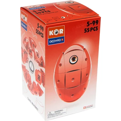 Afbeelding van Geomag KOR 2.0 Pantone 485 Red 55 delig
