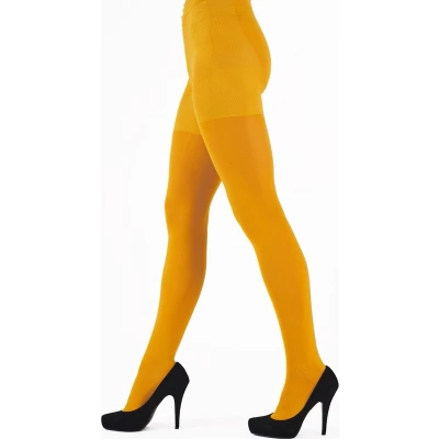 Afbeelding van Pretty Polly Curves Coloured Opaque Panty ML Yellow Moon