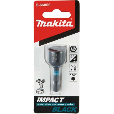 Afbeelding van Makita Dopsl 13X50mm 1/4 Impblk Magn B 66852