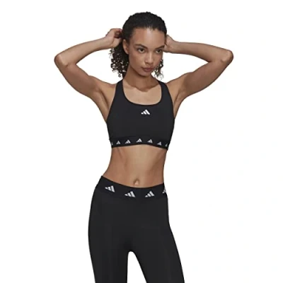 Afbeelding van adidas Performance PWR MS TF Sportbh met medium support, Dames, Maat: XXSxA C, Black