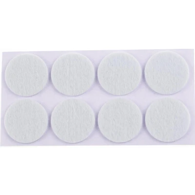 Afbeelding van Verlofix Anti krasvilt Zelfklevend Diameter 28mm Wit 16 Stuks