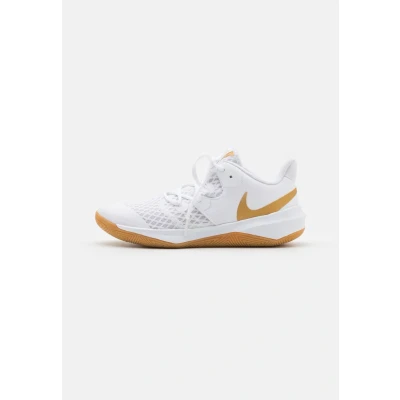 Afbeelding van Nike Performance ZOOM Hyperspeed Court SE Unisex Handbalschoenen, Maat: 39, White/gold Kunststof/ textiel