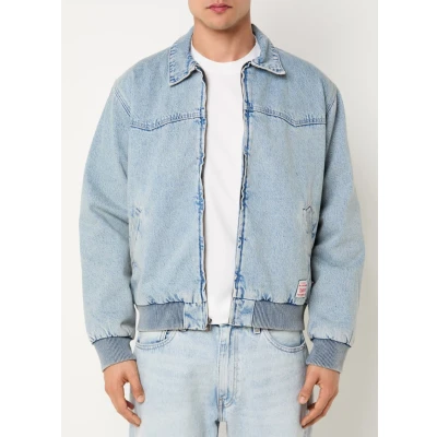 Afbeelding van Levi&#039;s Workwear Embarcadero Aviator Spijkerjas, Heren, Maat: Small, Sign here jacket