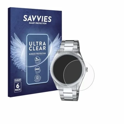 Afbeelding van Savvies Screenprotector voor Casio MTP 1302PD Folie Beschermfolie transparant (6 Stuks)