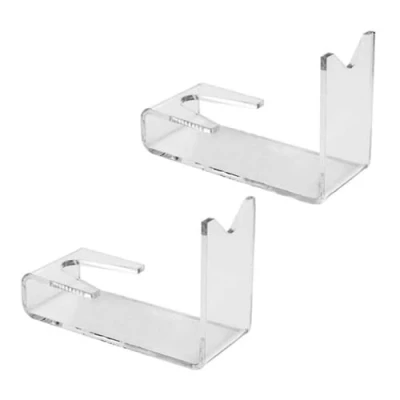 Afbeelding van DONGKER pistoolhouder, 2 stuks pistoolhouders van transparant acryl, houders voor revolverpistolen, model speelgoedpistool
