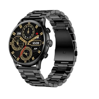 Afbeelding van MyPhone Watch Elegant Smartwatch met 2 grote 300 mAh batterij, tot 7 dagen één lading, groot 1,43 inch scherm amoled, IP67 robuustheid, meerdere sportmodi, speciale app Bluetooth Calling,
