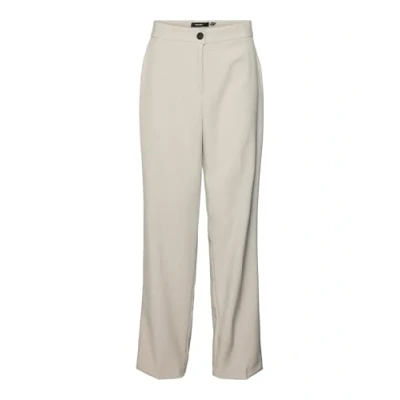 Afbeelding van Vero Moda RITA MW Straight Broek, Dames, Maat: Mx34, Silver lining
