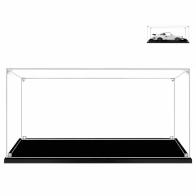 Afbeelding van Acryl Clear Display Case voor Lego 10295 Building Kit, Stofdichte Assemble Box Showcase (Porsche 911 Turb) (Alleen Box)(3mm)