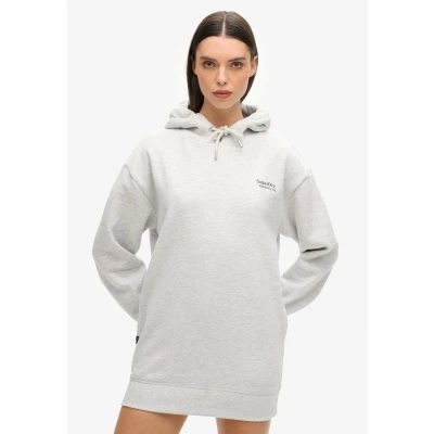 Afbeelding van Superdry Essential LOGO Jurk, Dames, Maat: XXS/XS, Glacier grey marl
