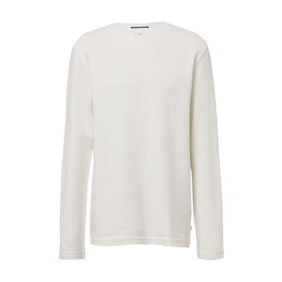 Afbeelding van QS AUS Struktur Longsleeve, Heren, Maat: Large, Ecru