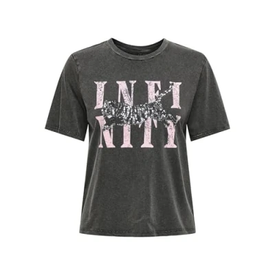 Afbeelding van Only Shirt met korte mouwen ONLLUCY LIFE S/S TIGERS TOP BOX JRS