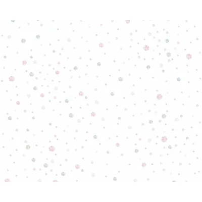 Afbeelding van AS Creation Little Stars 35855 1 Wit / Roze