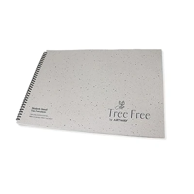 Afbeelding van Artway Tree Free Cotton Rag Sketchbook A3 Wit 250gsm 20 Vellen / 40 Zijden