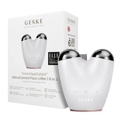 Afbeelding van GESKE SmartAppGuided™ MicroCurrent Face Lifter 6 op 1 Gezichtslifting Tools voor huidverzorging Facelift Anti aging apparaat tegen rimpels