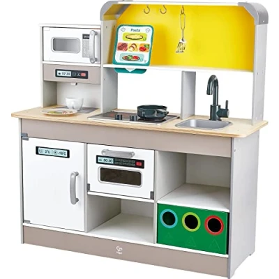 Afbeelding van Hape Deluxe speelkeuken met magnetron