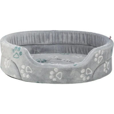 Afbeelding van Trixie hondenmand jimmy soft ovaal lichtgrijs 45x35 cm