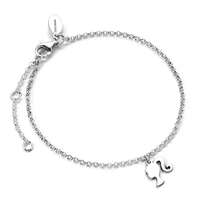 Afbeelding van The Carat Shop Barbie Bedel Armband met Silhouet in Zilver