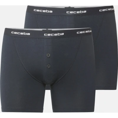 Afbeelding van Ceceba New Classics heren boxer lang met gulp (2 pack) blauw Maat 7XL