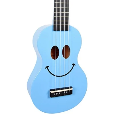Afbeelding van Mahalo USMILE/LBU Smiley sopraan ukelele lichtblauw