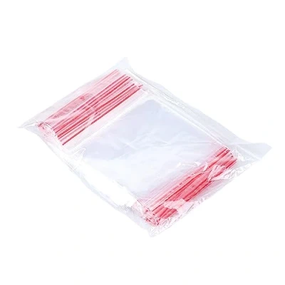 Afbeelding van OFFICER PRODUCTS Zip zak met druksluiting 25 x 30 cm / 100 stuks (1 stuk) transparant glashelder/druksluitzak Set/ritszak/polyzak/van vaste LDPE folie geschikt voor levensmiddelen