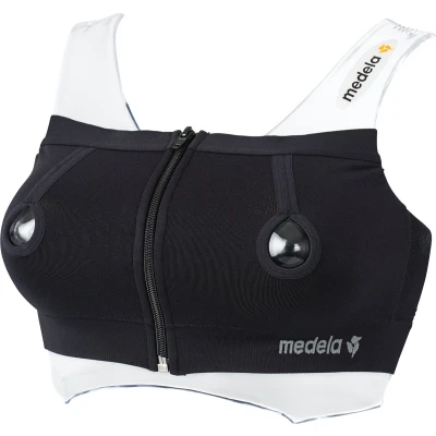 Afbeelding van Medela Bustier easy expression zwart maat M (1 st)