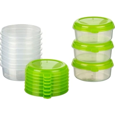 Afbeelding van Vershouddoos vriezer Oostenrijk Quality 0,25L rond (10 stuks) groen