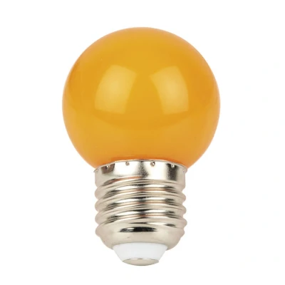 Afbeelding van Showgear G45 LED lamp E27 1 W Oranje Niet dimbaar