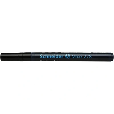 Afbeelding van 10x Lakmarker Schneider Maxx 278 0,8mm zwart