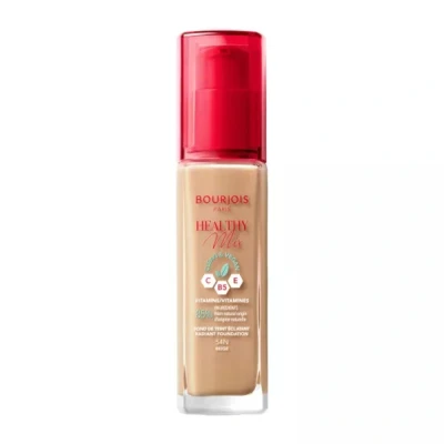 Afbeelding van 1+1 gratis: Bourjois Paris Healthy Mix Clean Foundation 054 Beige 30 ml