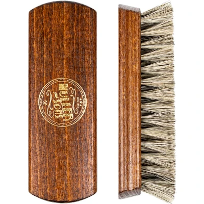 Afbeelding van Muller &amp; sons luxe uitwrijfborstel bruin