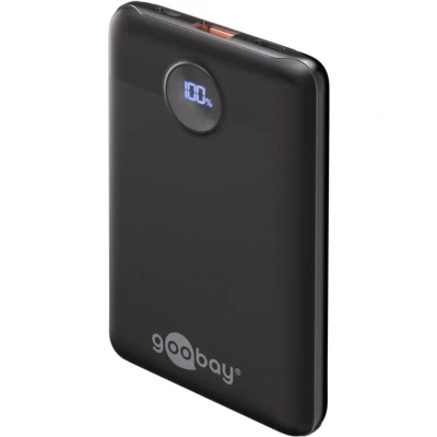 Afbeelding van USB C 0.3 meter Zwart 10.000 mAh Goobay