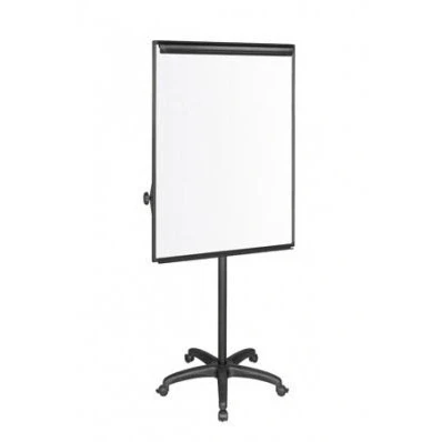 Afbeelding van Q CONNECT flipchart, magnetisch, 5 wielen, zwart flipchart