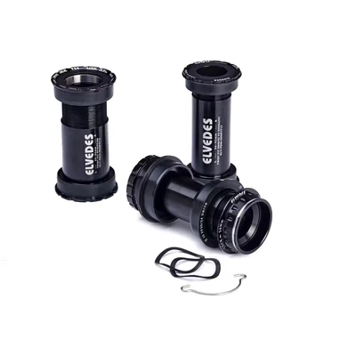 Afbeelding van Elvedes bottom bracket Campagnolo aluminium 86,5 mm zwart