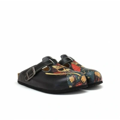 Afbeelding van GOBY Warrior Spirit Clogs Handmade Vegan Leer Dames Maat 36