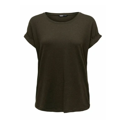 Afbeelding van ONLY Moster SS Oneck NOOS JRS Tshirt basic, Dames, Maat: XS, Demitasse