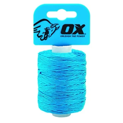 Afbeelding van OX Tools Line Blok Bouwers Lijn 105 m/350 ft Blauw