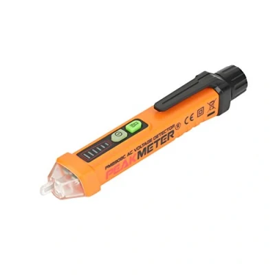 Afbeelding van Akozon Spanningstester PEAKMETER PM8908C NCV Detector Pen AC12 1000V Doorgangstester instelbare gevoeligheid met LED zaklamp