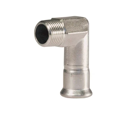 Afbeelding van Bonfix Perskoppeling RVS 316L Kniekoppeling 90 R3/4&quot;x22mm