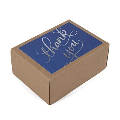 Afbeelding van Hallmark Bedankkaarten (Zilverfolie Script, 40 Dank U Notes en Enveloppen)