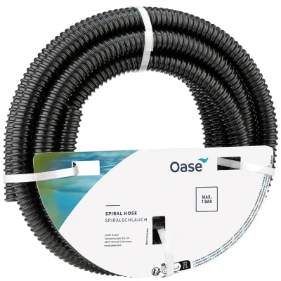 Afbeelding van Vijverslang Zwart 40mm Rol 10 Meter Spiraalslang