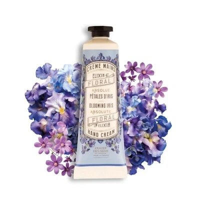 Afbeelding van Panier des Sens handcrème voor droge huid irisbloesem Hydraterende mini Made in France 96% natuurlijke ingrediënten 30 ml