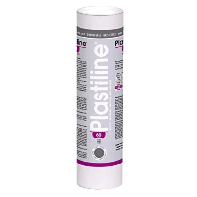 Afbeelding van Herbin 1760T Plastilin voor modelbouw, 1 kg, om te modelleren, HG60, hard, doos, grijs