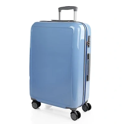 Afbeelding van ITACA Middelgrote Koffer. Suitcase Medium Trolley Reiskoffer van ITACA. Lichtgewicht Polycarbonaat Harde Schaal 4 Wielen Cijferslot 702660, Blauw