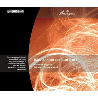Afbeelding van Christina Högman, I Quattro Temperamenti, Marit Bergman Händel: Neun Deutsche Arien (CD)