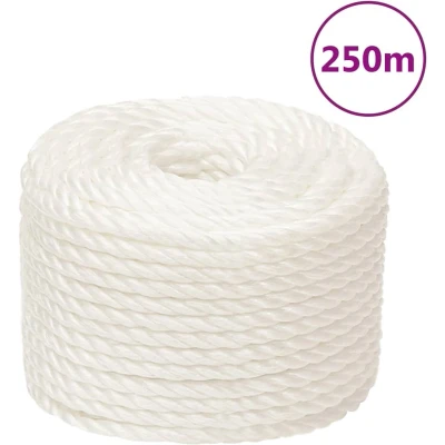 Afbeelding van vidaXL Werktouw 14 mm 250 m polypropeen wit